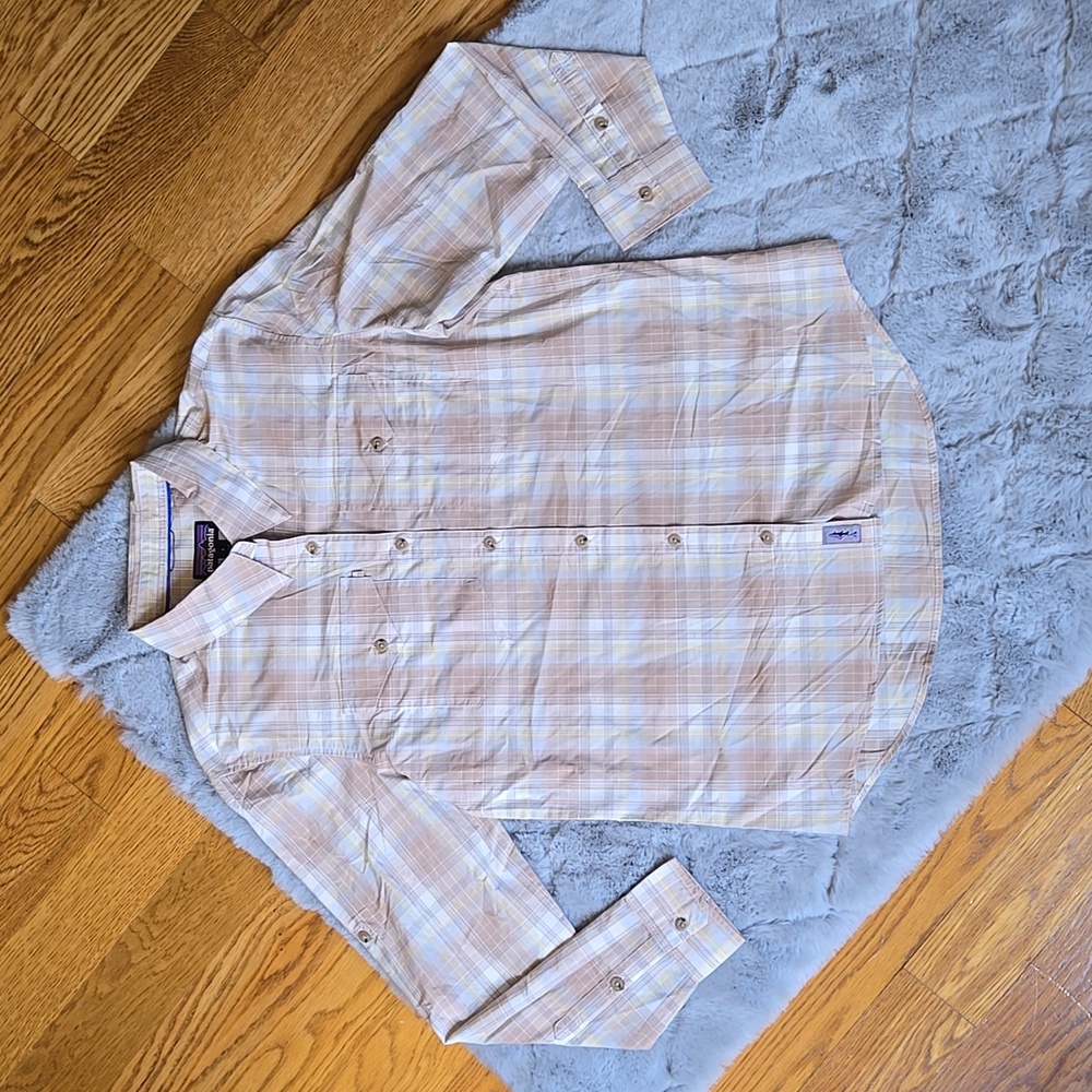 Patagonia Plaid Sun Stretch Button Down Shirt, Women's Small, NWT